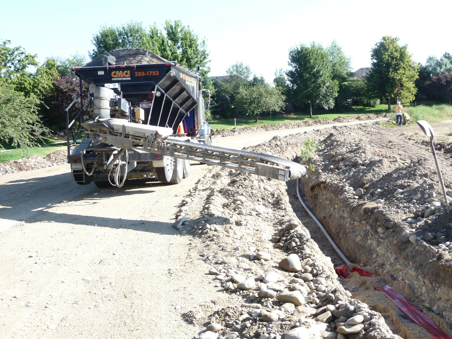 CMCI material placement project 1